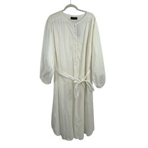 Lane Bryant White Midi Dress